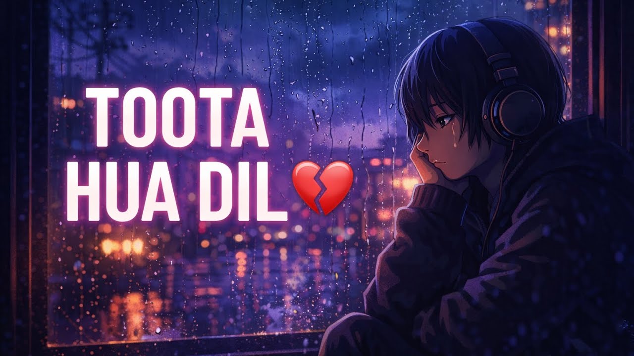 New lofi sad song Toota hua dil , broken sad song,lofi song #music #shorts #lofisong #viralsong 