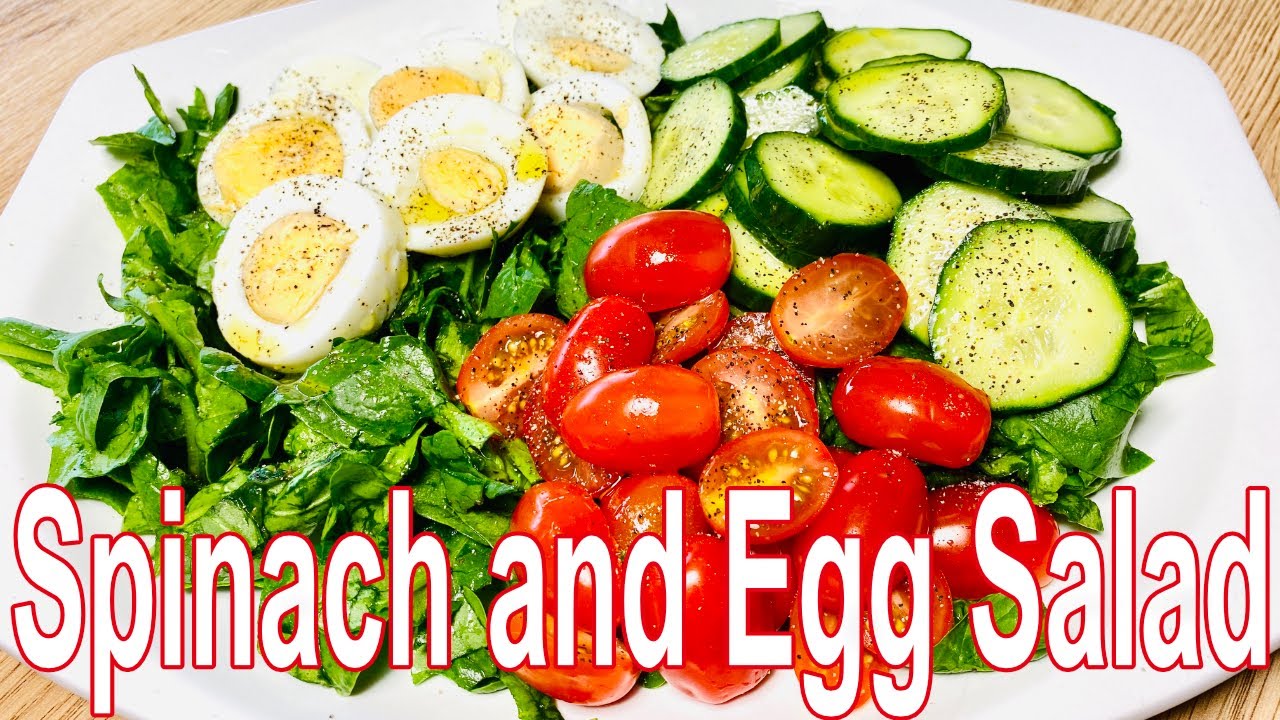 Spinach and Egg Salad