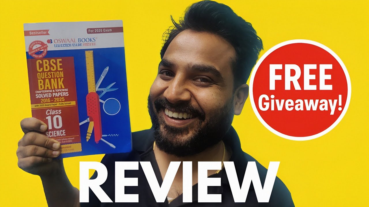 Oswaal Class 10 Science Question Bank 2025-26 Review + Giveaway | Best for CBSE 2026?