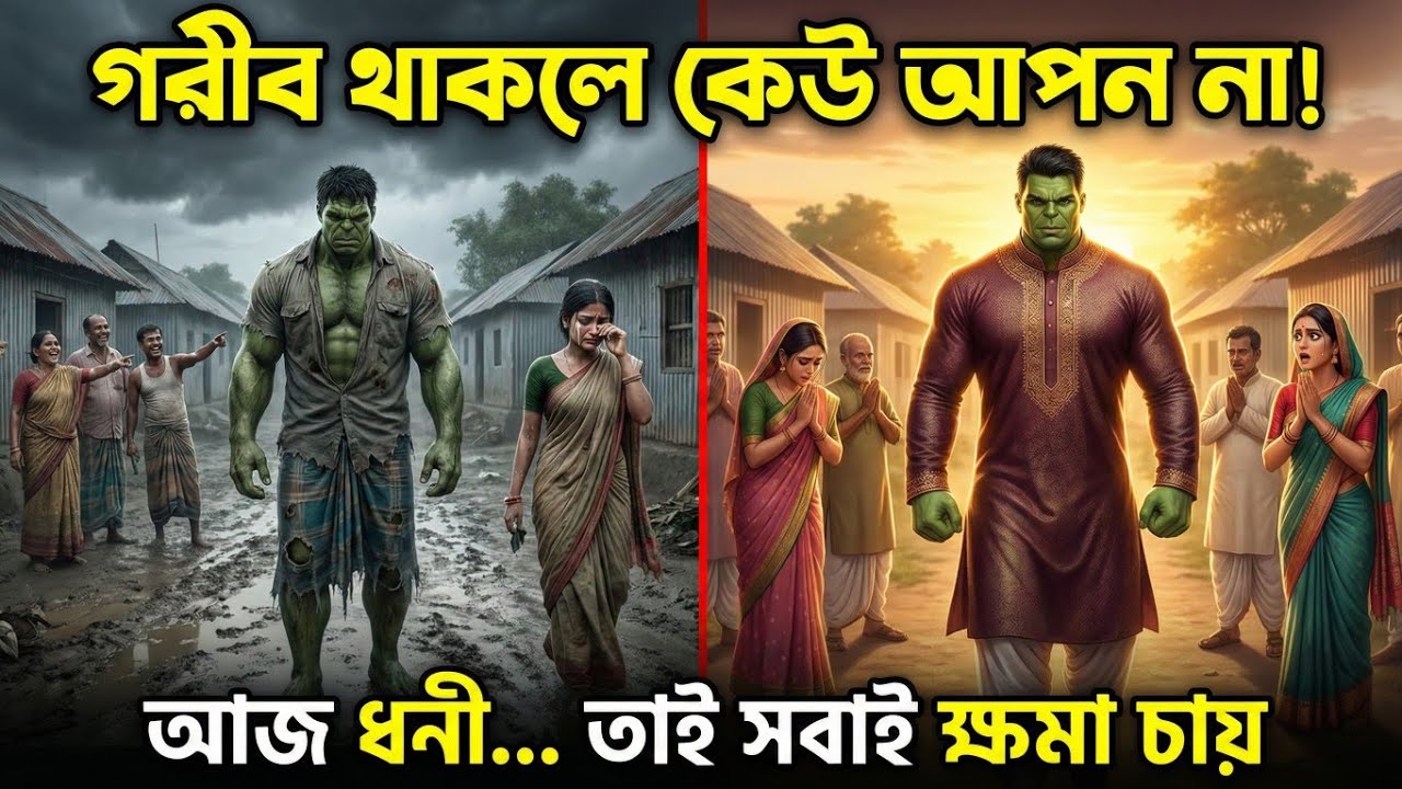 যে হাল্ককে সবাই ঘৃণা করেছিল আজ তার জন্যই চোখে পানি 😭। #aivideo #hulk