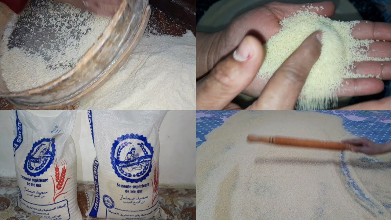 طريقة فتيل الكسكسي أو الطعام 🇩🇿خطوة بخطوة ثلاثة غربال مع اسم الغربال 🤔 ساقط رقيق 16معودي 20نفاض 30