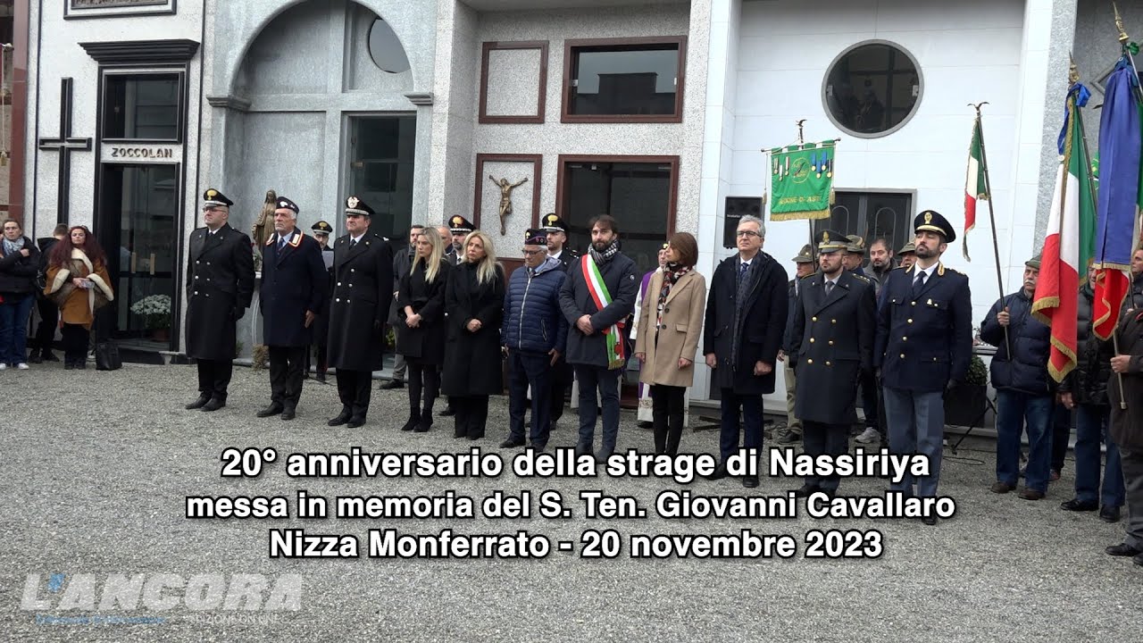 Nizza Monferrato - 20° anniversario della strage di Nassiriya