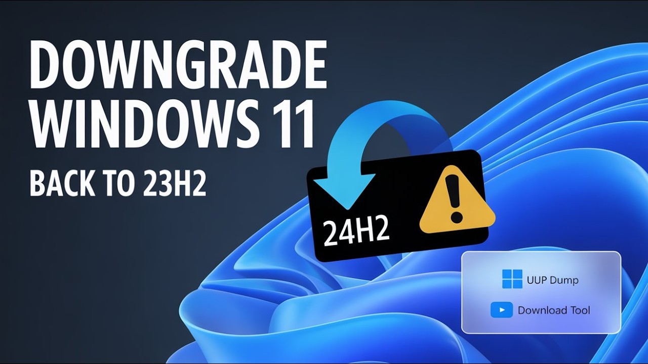 Как выполнить откат Windows 11 24H2 до 23H2 — руководство по понижению версии
