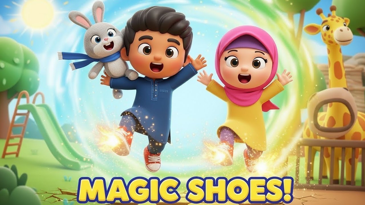 Magic Shoes Adventure: Learn English Words for Kids