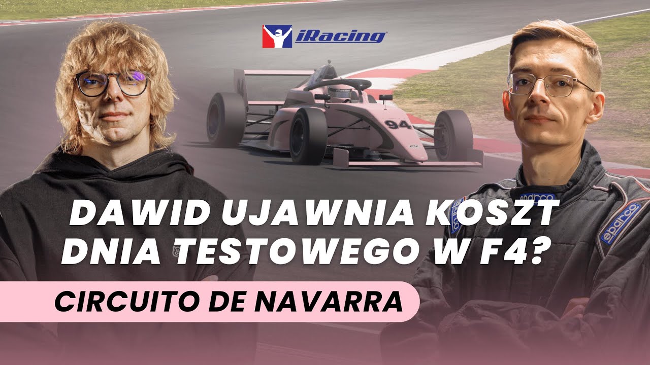 F4 trening #2 | Dawid ujawnia cenę dnia testowego w F4 | iRacing