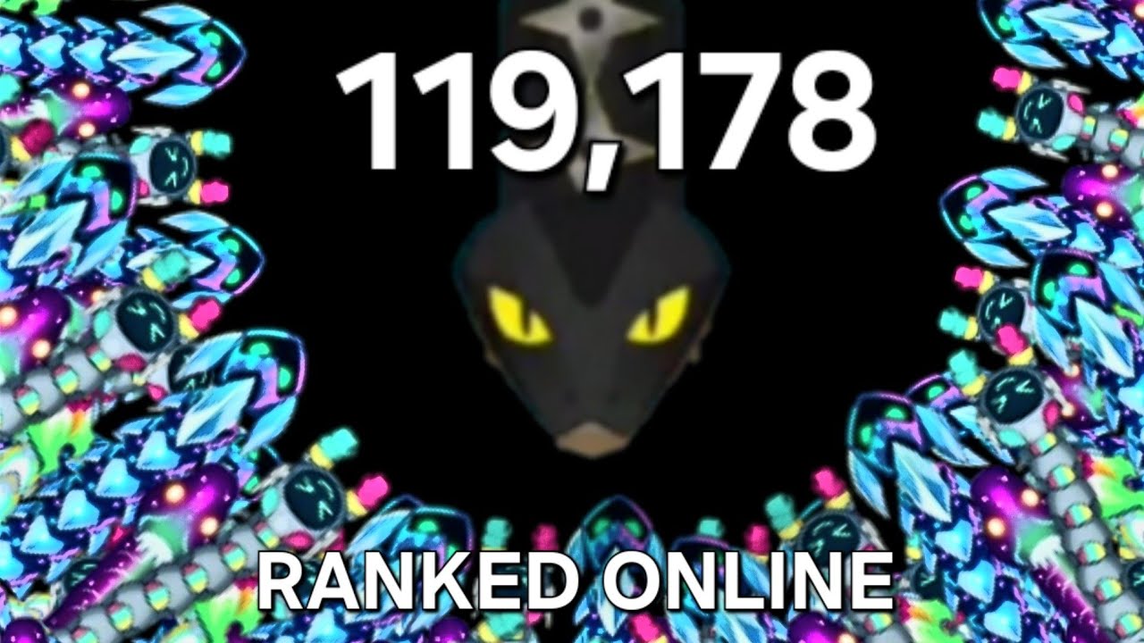 WORLD RECORD 100,000+ Score - snake.io RANKED multiplayer (harder than Unranked)