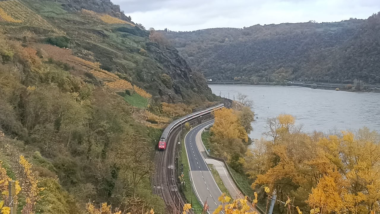 Herbstliches Mittelrheintal: Br101, Br193, Br211, Br218, Br401, Br411 und mehr