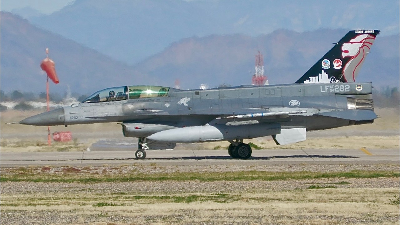 F-16 Viper Ops: 56th FW & Allied Squadrons at Luke AFB!