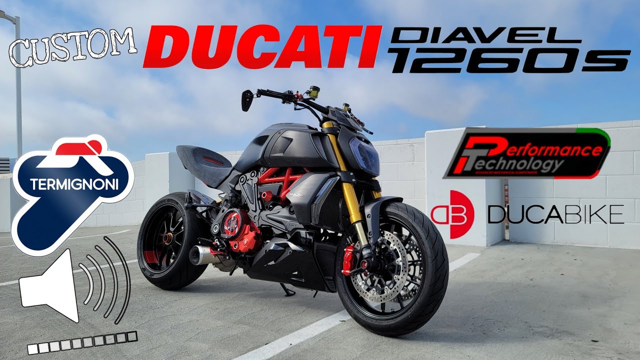 Выхлопная система Termignoni 🔊 Лучший Ducati Diavel 1260 на сегодняшний день!