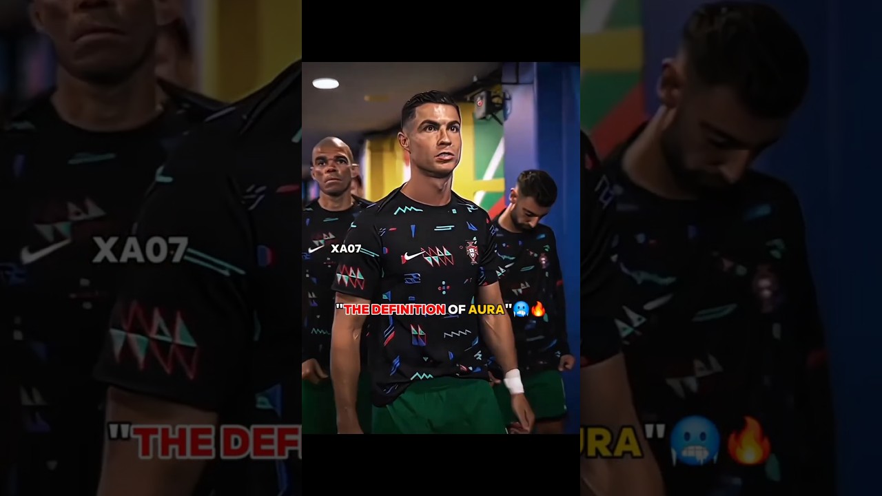 Ronaldo Doesn't Need Aura, But Aura Needs Ronaldo 🥶☠️#shorts #ronaldo #messi #shortsvideo