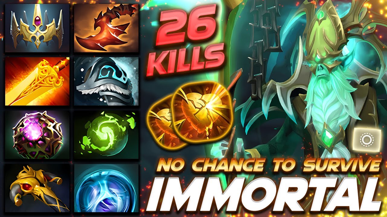 Necrophos Immortal Rank NO CHANCE TO SURVIVE 26 KILLS - Dota 2 Pro Gameplay [Watch & Learn]