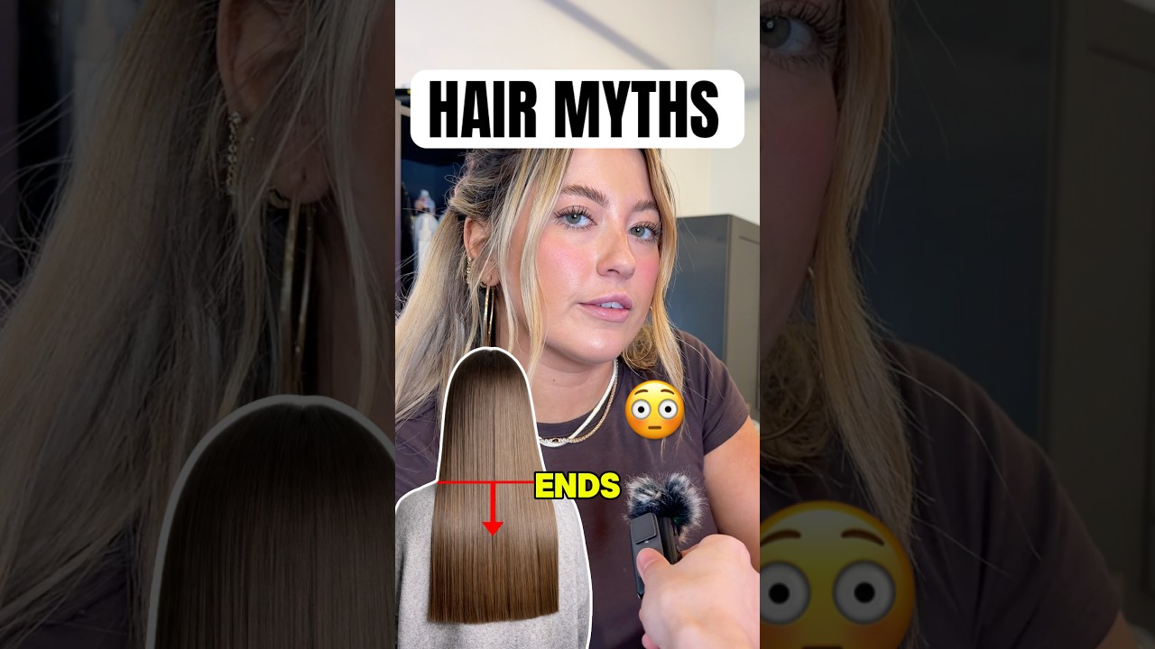 More hair myths! 😳 #hairstyle #hairstyles #hairtok #haircut #haircare #hairtutorial