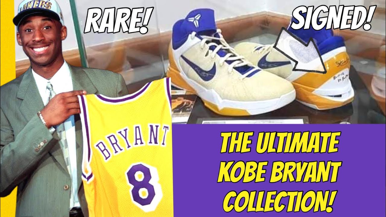 THE ULTIMATE KOBE BRYANT COLLECTION : SIGNED GAME WORN SNEAKERS, RARE JERSEYS & MEMORABILIA
