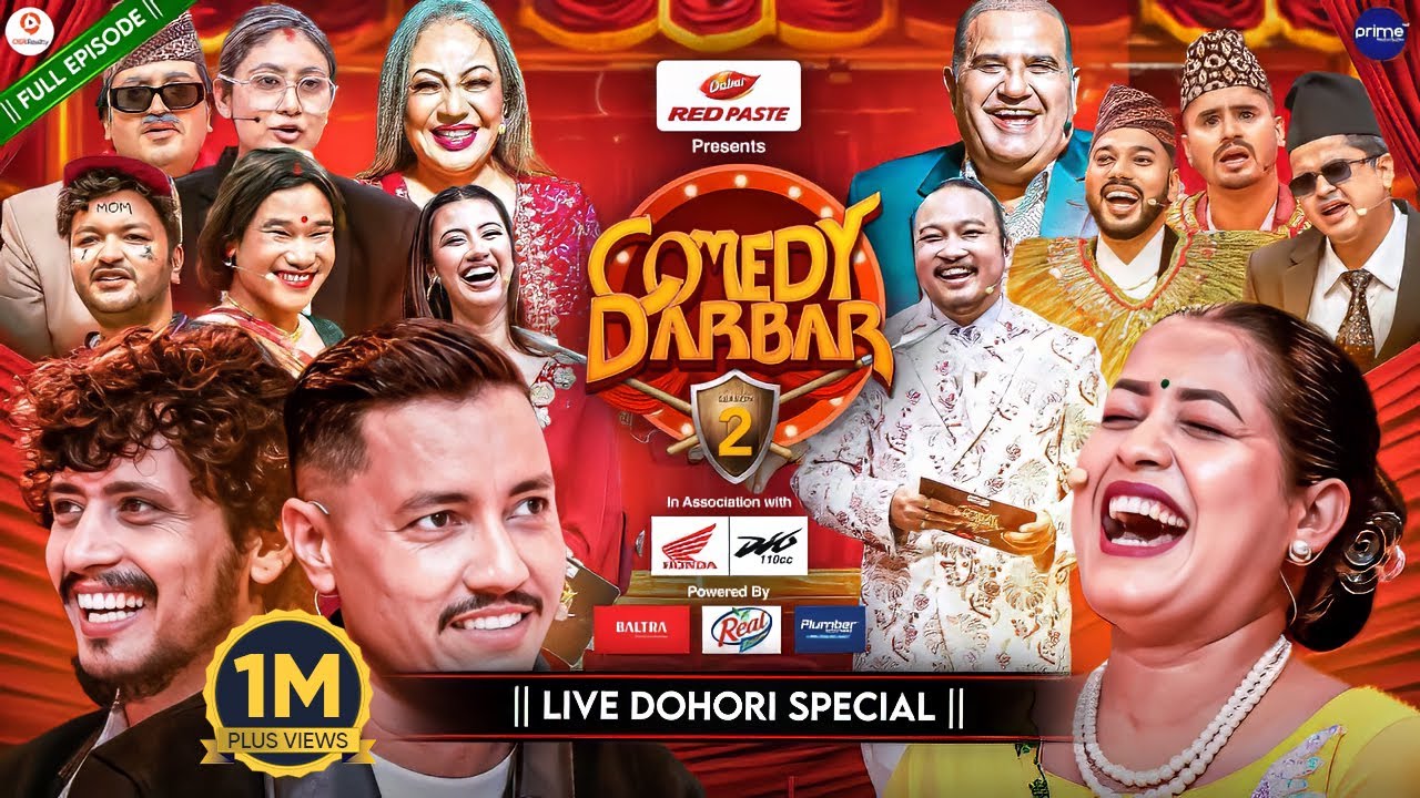 COMEDY DARBAR S2 || Live Dohori Special Full Episode | Tika Sanu, Rabin Lamichhane, Prakash Parajuli