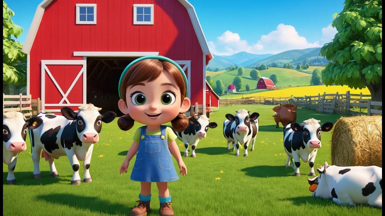 Cows Who Played Hide and Seek | Fun Farm Animal Song for Kids | Sing Along Adventure