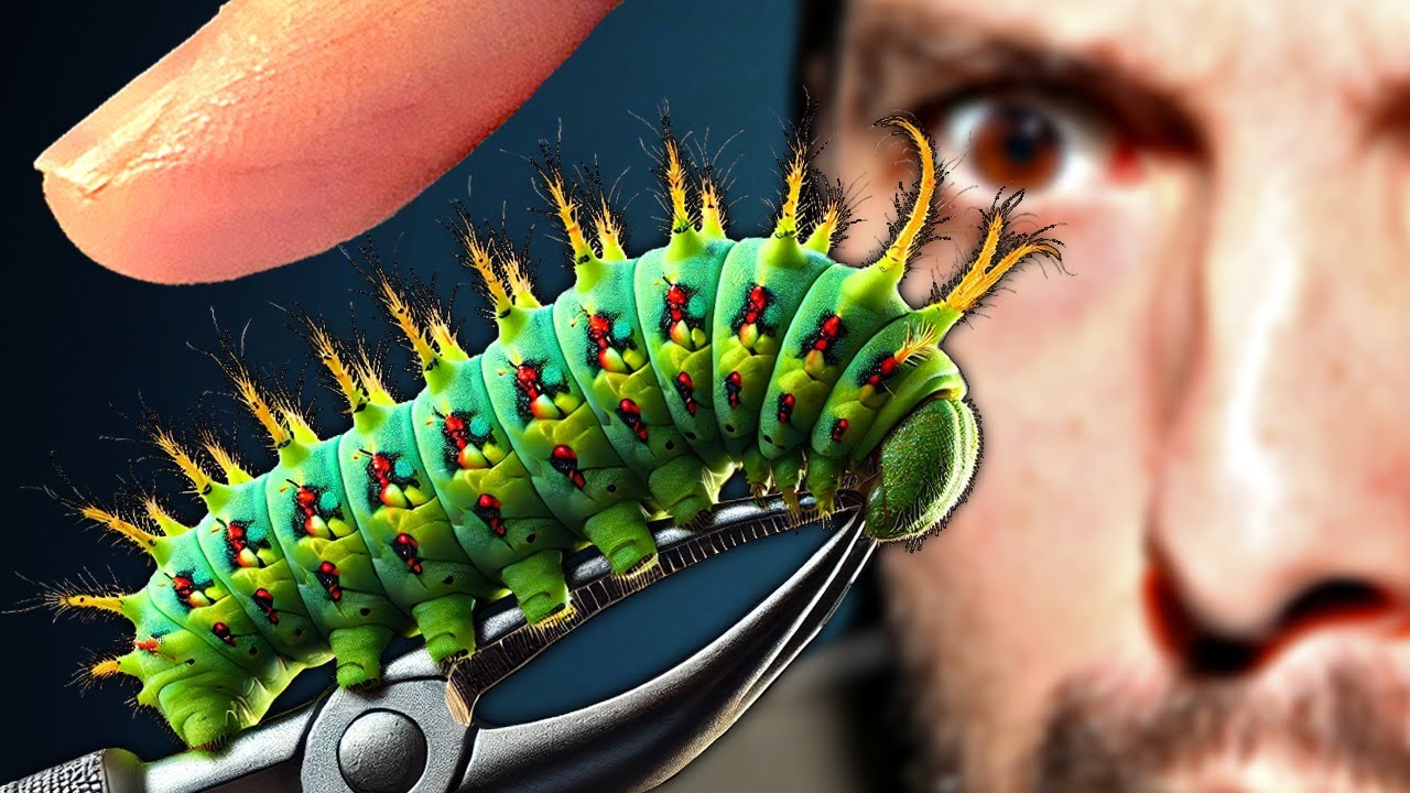 Das passiert, wenn du die tödlichsten Raupen der Welt berührst