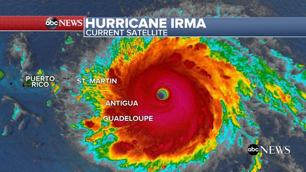 Hurricane Irma path and latest on category 5 storm