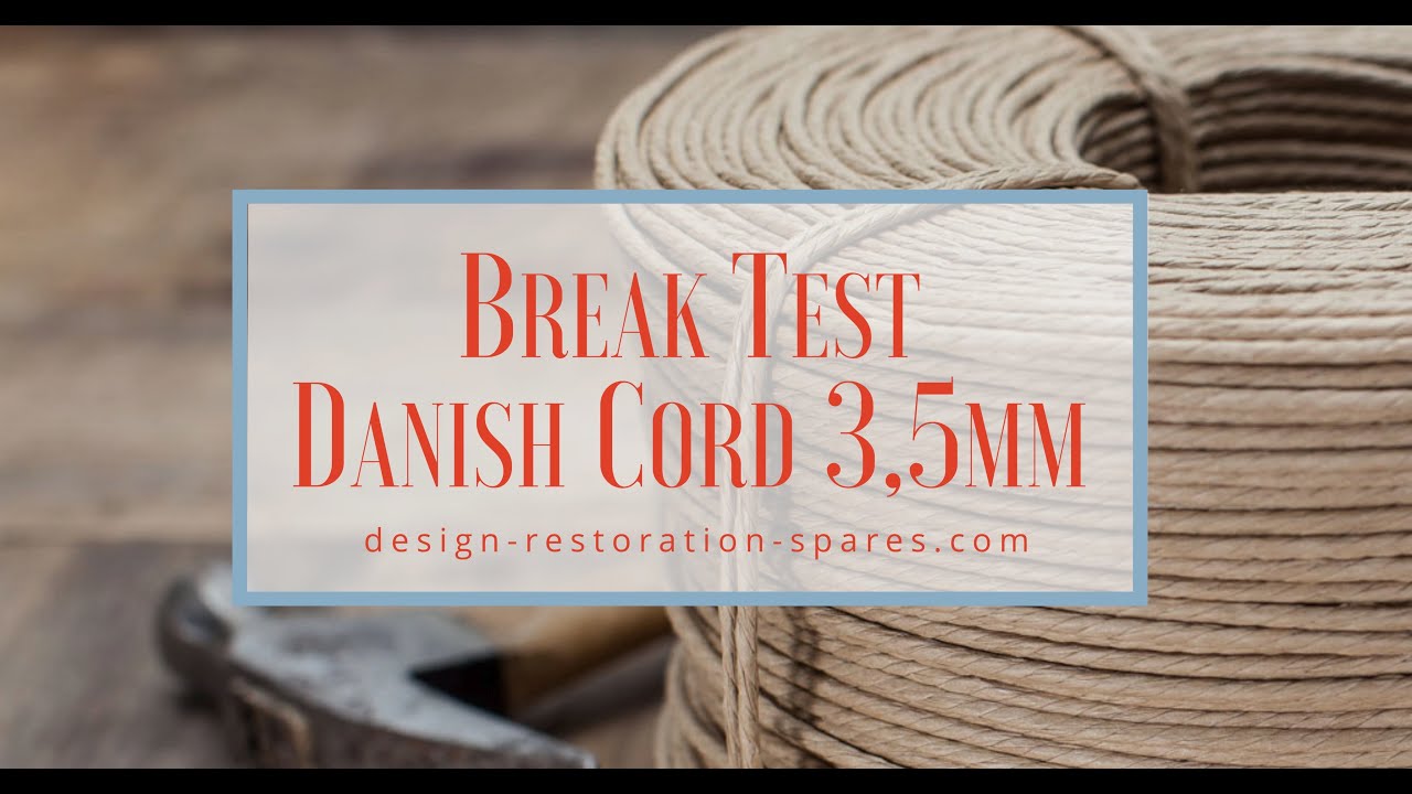 Break Test Danish Paper Cord 3,5mm
