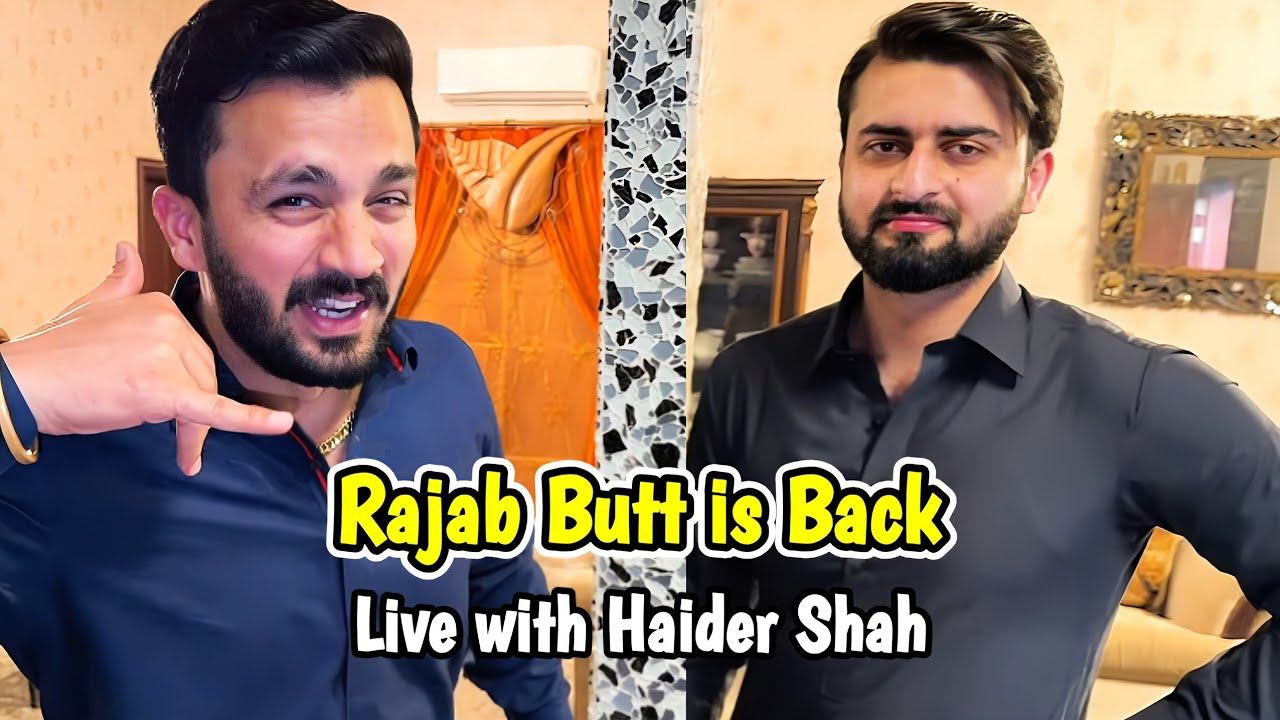 Rajab Butt is Back | Live with Haider Shah and Rajab Butt | 5 March