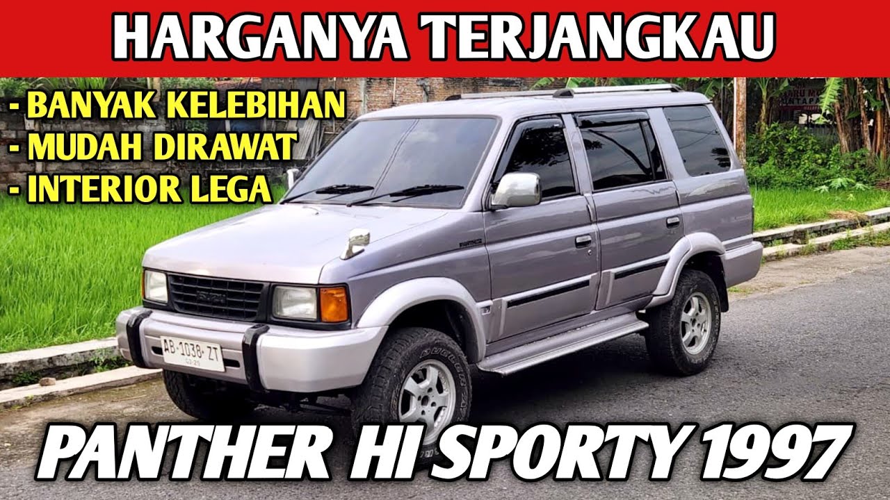 ISUZU PANTHER HI SPORTY 1997 MOBIL BANDEL MURAH BANYAK KELEBIHANNYA