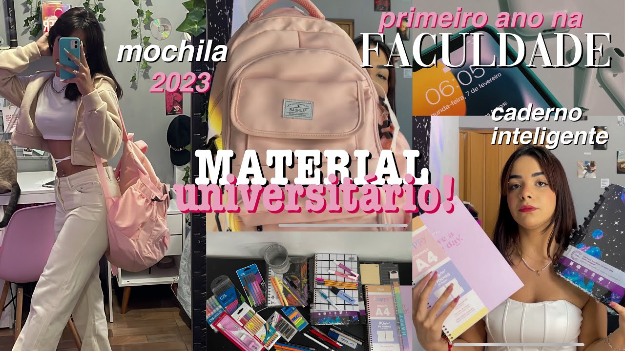MEU MATERIAL UNIVERSITÁRIO 💓🌸primeiro ano da faculdade