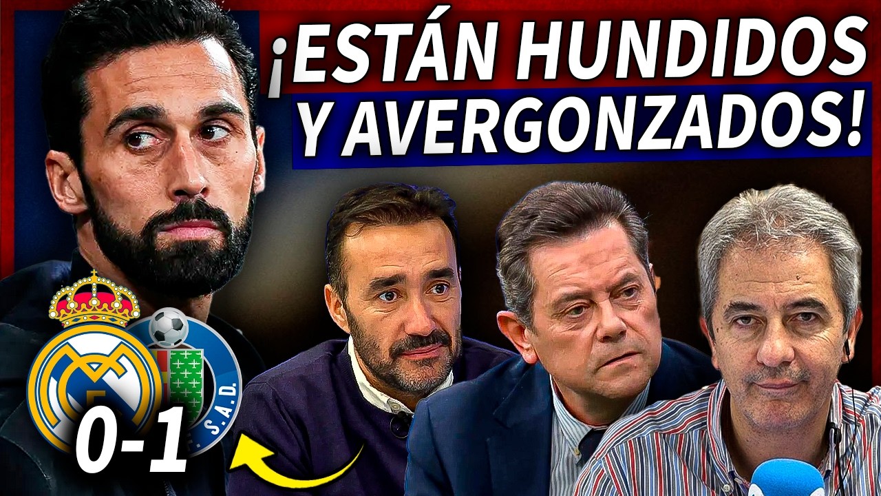 🤯¡IMPERDIBLES LLOROS de la CAVERNA al BOCHORNO del MADRID 0-1 GETAFE y el RODILLAZO de RUDIGER!