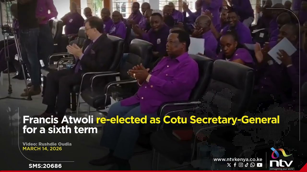 Francis Atwoli re-elected as Cotu Secretary-General for a sixth term