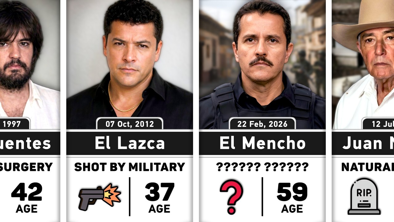 Death Reasons of Major Mexican Cartel Bosses | Shocking Ways Cartel Leaders Met Their End!