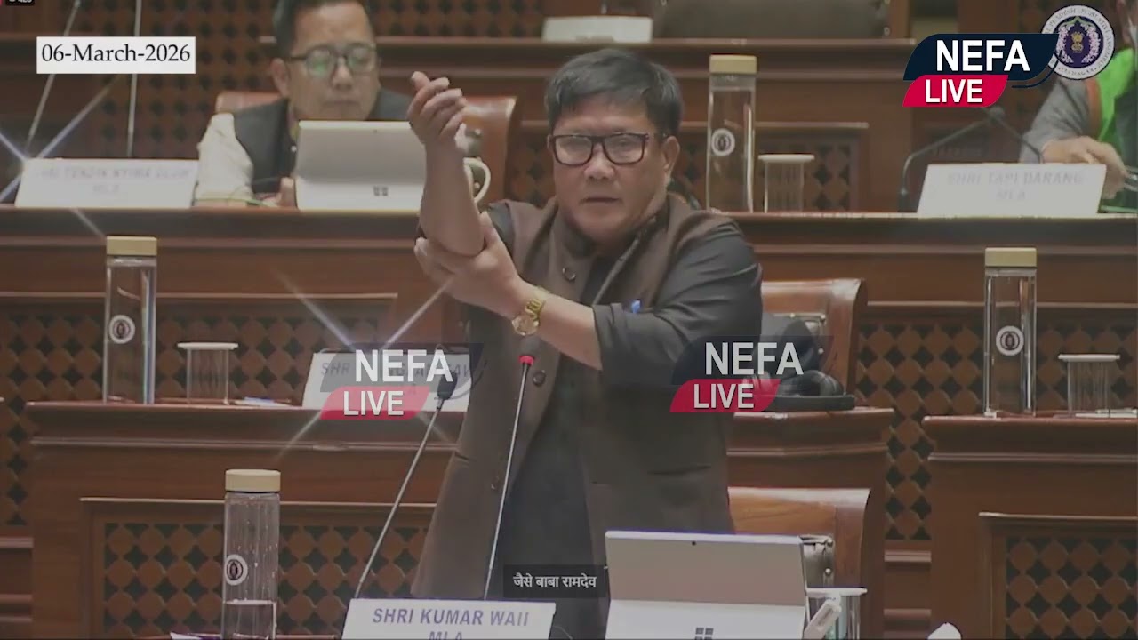 Kumar Waii Bameng MLA Raise Forest issue