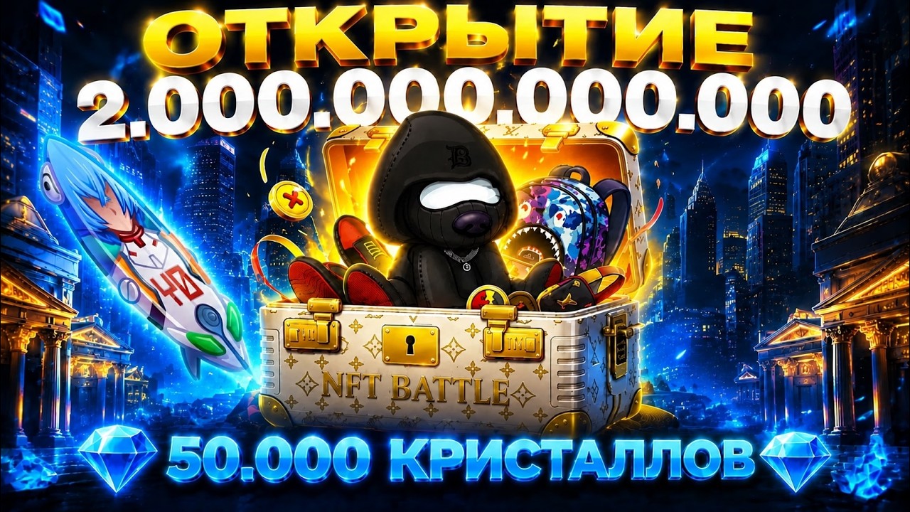 ОТКРЫЛ 2000 КЕЙСОВ Tsum НА 2 ТРИЛЛИОНА ЗВЕЗД В NFT BATTLE