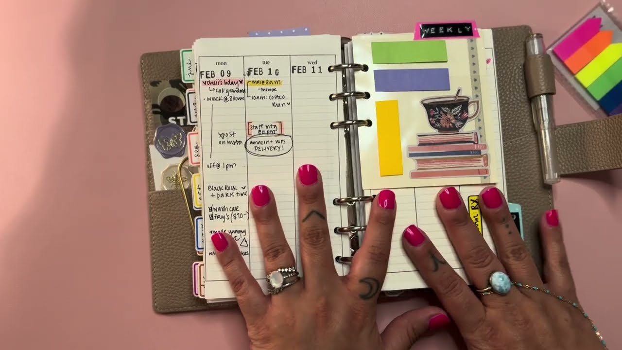Personal Rings: Moterm Elite Unboxing, Flipthrough, Dollar Tree Haul. 