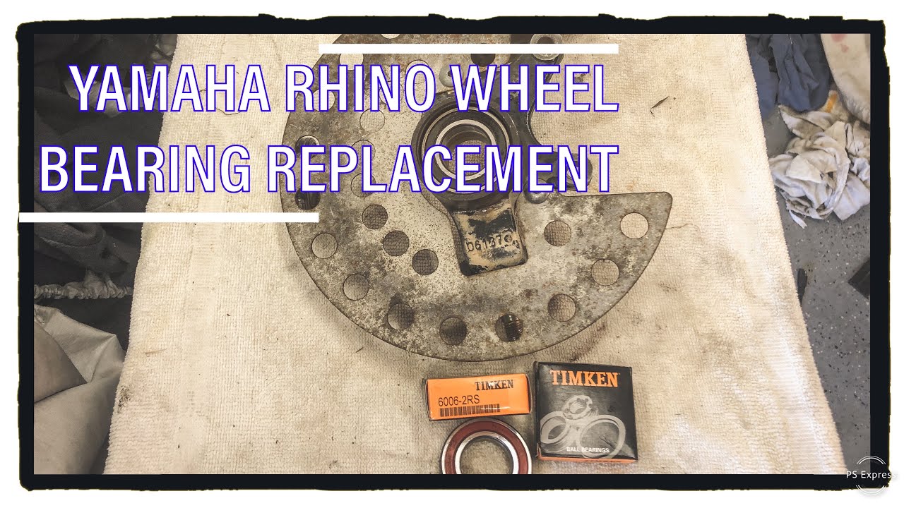 Yamaha Rhino 660 Wheel Bearing Replacement