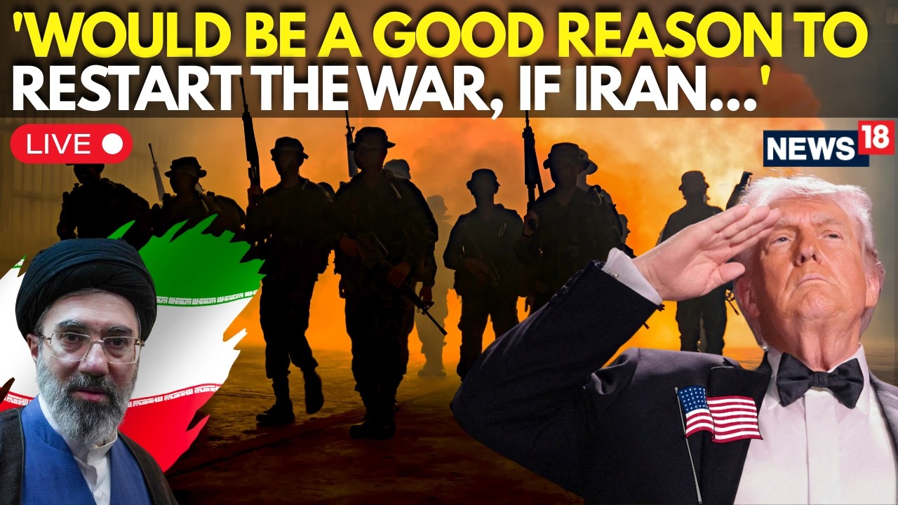 TRUMP WARNS IRAN LIVE: &lsquo;If Iran Kills US Troops, We&rsquo;ll Restart the War&rsquo; | US IRAN WAR NEWS | N18G