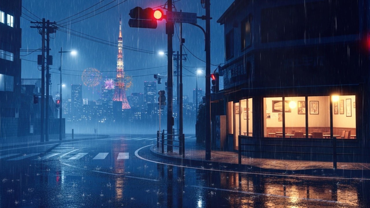 90s Lofi Hip Hop Rain 📖 Deep Focus Study Music