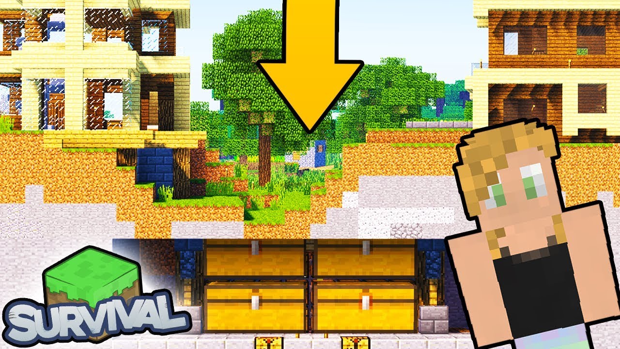 SUPER TAJNY MAGAZYN! - Minecraft Survival | AGU i ZIO