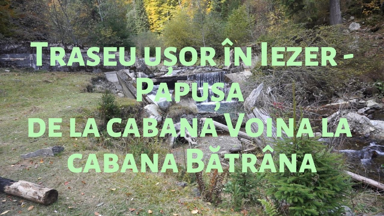 Traseu usor in Iezer - Papusa, intre cabanele Voina si Batrana.