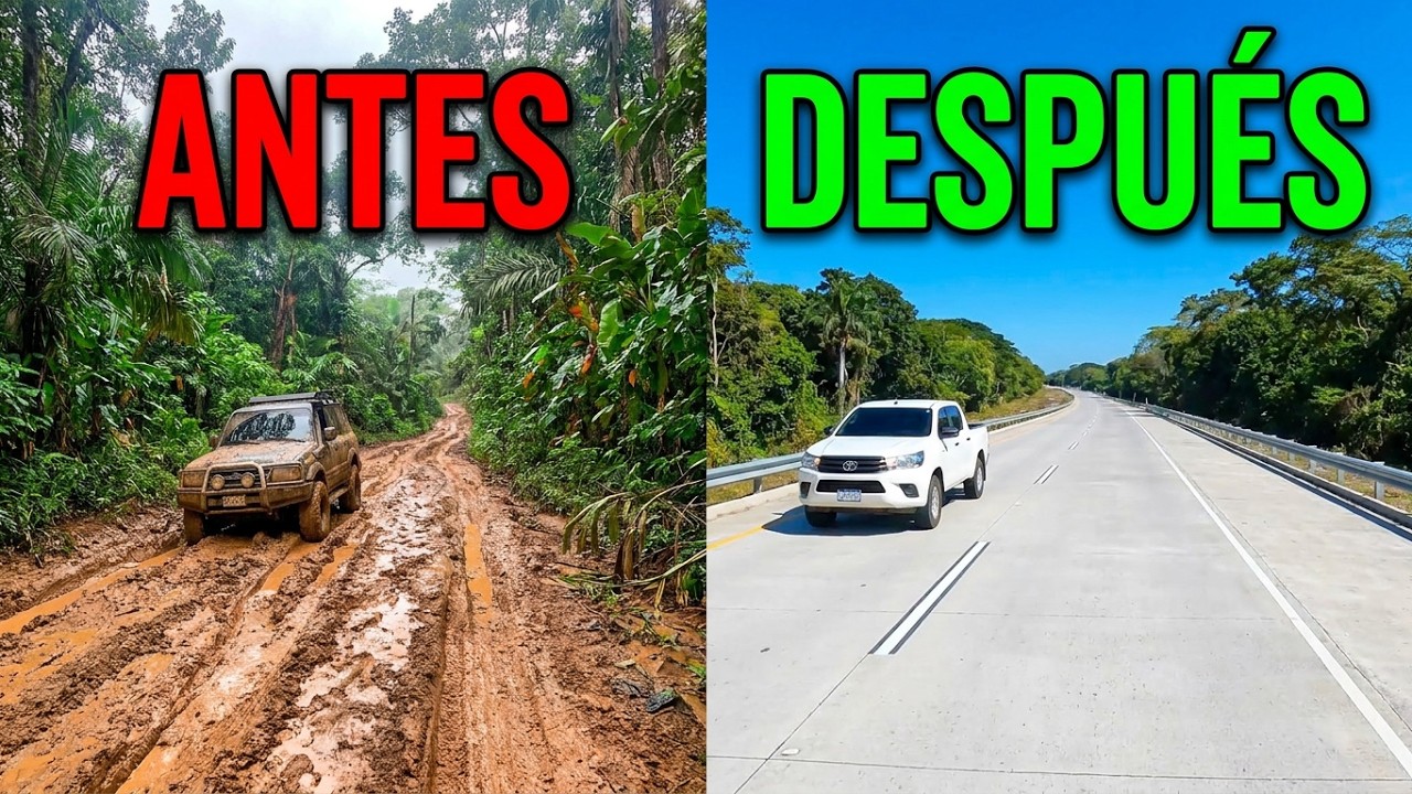 ASI SE HACEN LAS  MEJORES CARRETERAS de Centroamérica.