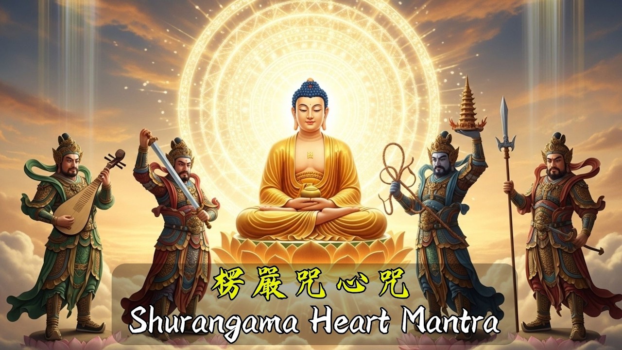楞嚴咒心咒 Shurangama Mantra Heart Mantra｜佛教梵音｜靜心持誦｜消除業障・護身辟邪・安定心神