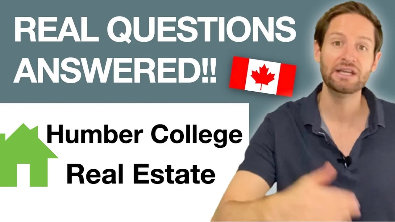 Humber College Real Estate Questions and Answers 🇨🇦