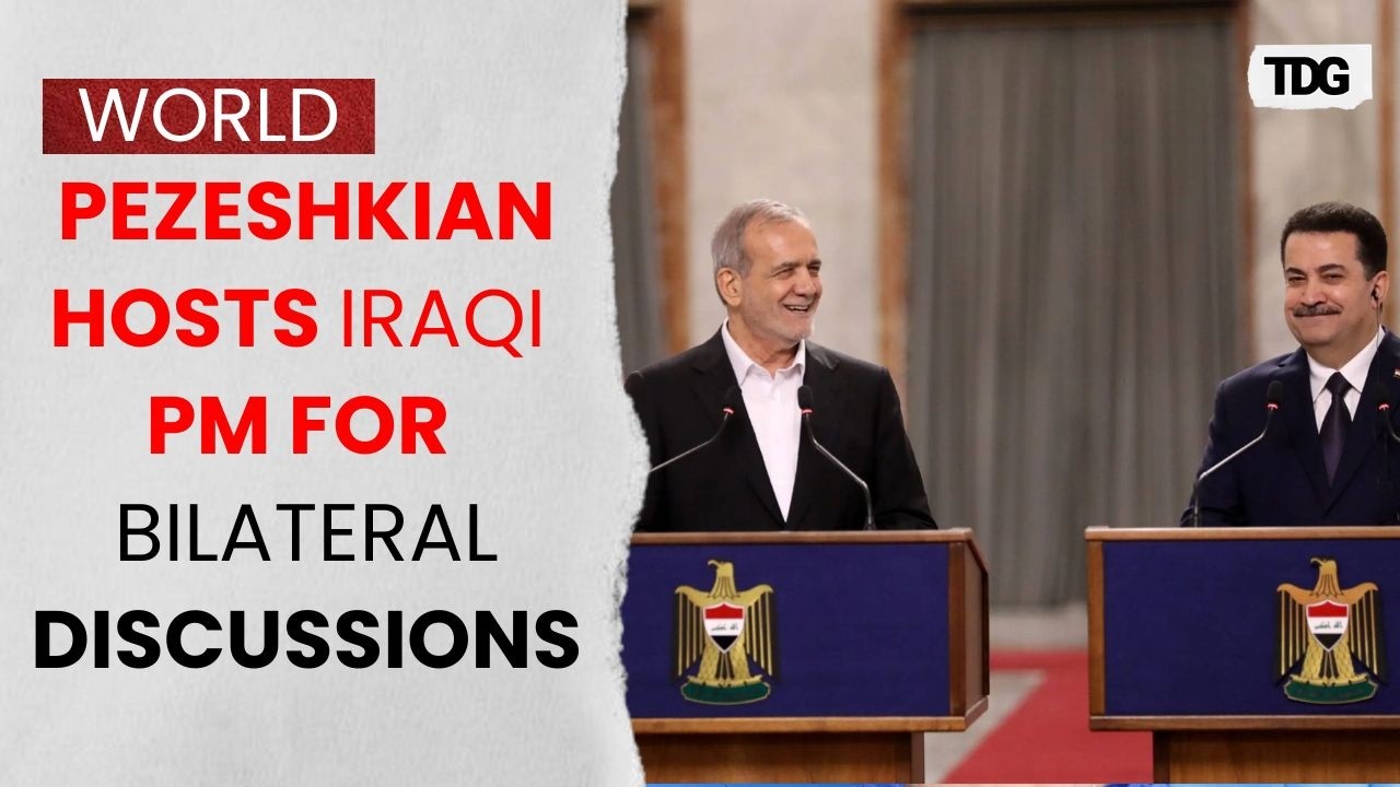 Iran's President Pezeshkian Welcomes Iraqi PM In Tehran | High-Level Talks Begin