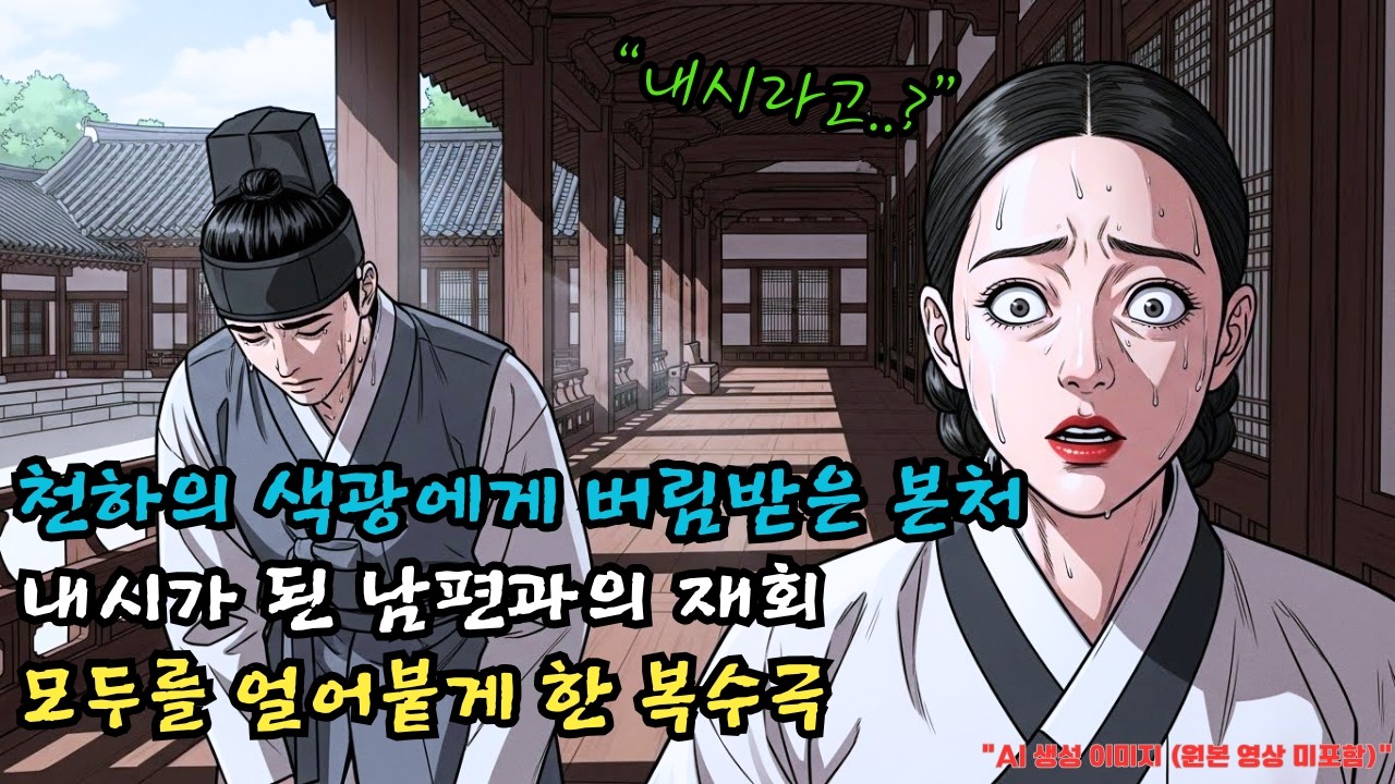 천하의 색광 남편에게 버림받은 본처… 내시가 된 남편과의 기막힌 재회와 복수극 | 야담 · 설화 | 오디오북