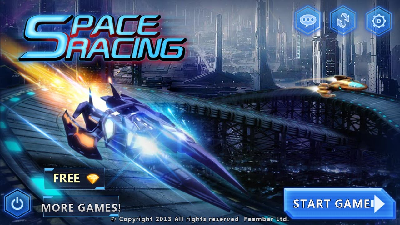 Space racing 3d Gamesplay Walkthrough Part 1