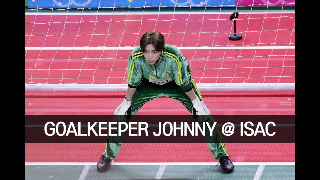 190107 아육대 승부차기 골키퍼 쟈니 직캠 (Goalkeeper JOHNNY 4K fancam) @ ISAC