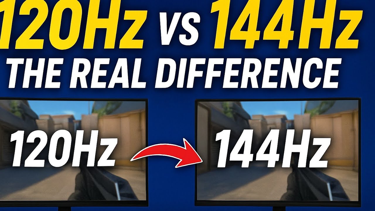 120Hz vs 144Hz &mdash; The REAL Difference You Should Know in 2025
