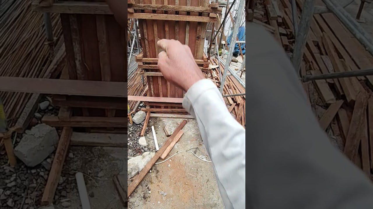 Cara bekisting kolom struktur