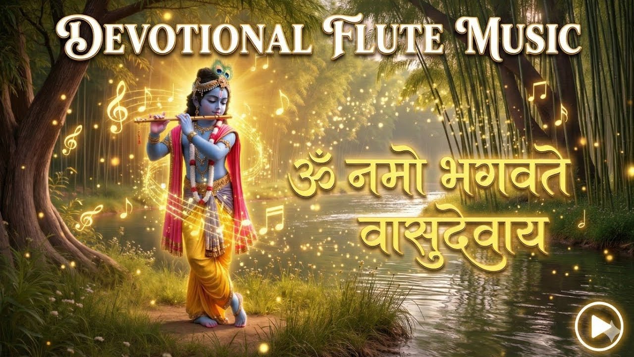 Powerful Mantra Flute | ॐ नमो भगवते वासुदेवाय | Spiritual Healing