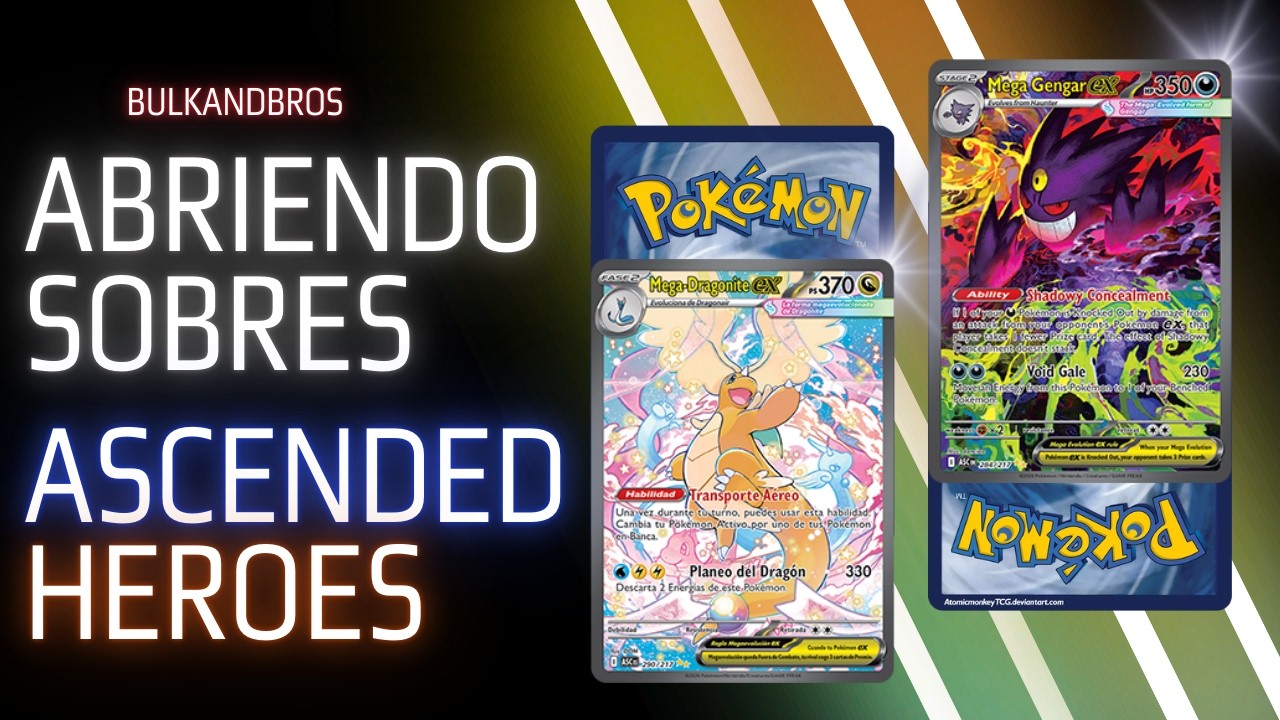 ¡ABRIMOS SOBRES de ASCENDED HEROES! ¿CARTAS ÉPICAS? 🏆 ¡INCREÍBLE SUERTE! - POKÉMON TCG