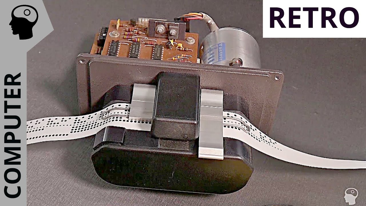 Retro Datenspeicher: Facit 4070 Lochstreifenstanzer, antikes ROM und RAM und mehr so Zeugs.