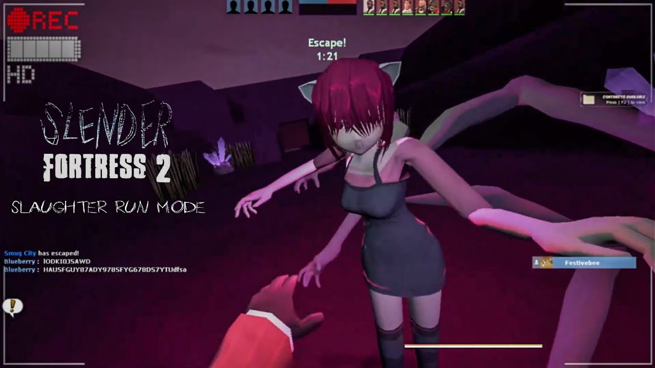 Slender Fortress 2 | Slaughter Run Mode | Part 1 | Beginning first part of run maps