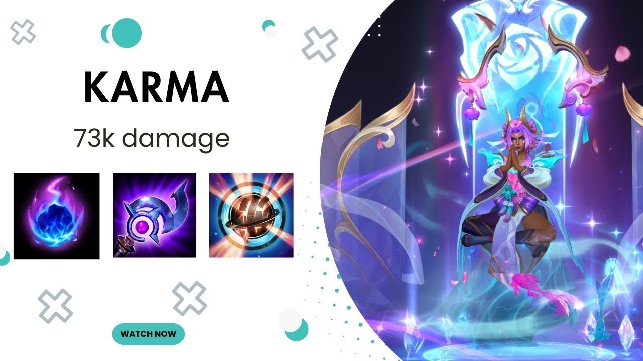 Karma - AP support carry (S20 rank gameplay) #wildrift 